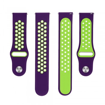 Strap Bands Silicone for Fitbit Versa Adjustable Sport Wrist Band Breathable Watch Strap with Air Holes for Fitbit Versa