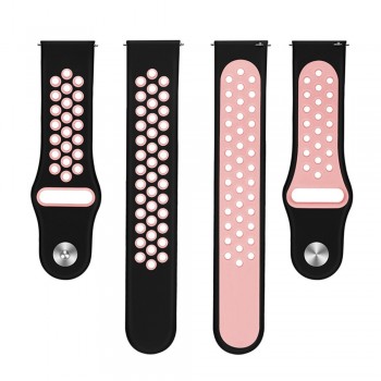 Strap Bands Silicone for Fitbit Versa Adjustable Sport Wrist Band Breathable Watch Strap with Air Holes for Fitbit Versa