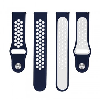 Strap Bands Silicone for Fitbit Versa Adjustable Sport Wrist Band Breathable Watch Strap with Air Holes for Fitbit Versa