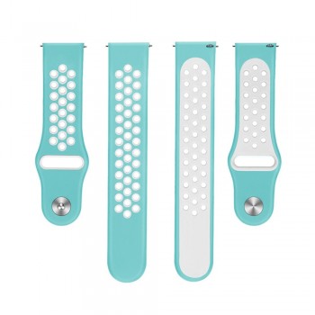Strap Bands Silicone for Fitbit Versa Adjustable Sport Wrist Band Breathable Watch Strap with Air Holes for Fitbit Versa