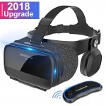 ETVR Z5 3D VR Glasses 2018 Virtual Reality Helmet Google Cardboard VR Box With Headset Stereo For 4.7-6.2 +Bluetooth Controller