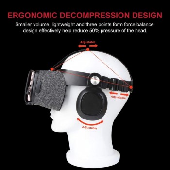 ETVR Z5 3D VR Glasses 2018 Virtual Reality Helmet Google Cardboard VR Box With Headset Stereo For 4.7-6.2 +Bluetooth Controller