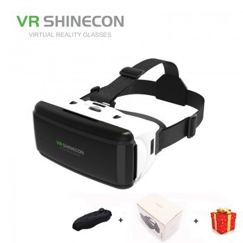 Vr Shinecon Virtual Reality Glasses 3D For Smart Phone Smartphone Headset Gerceklik Helmet Goggles Google Cardboard Casque