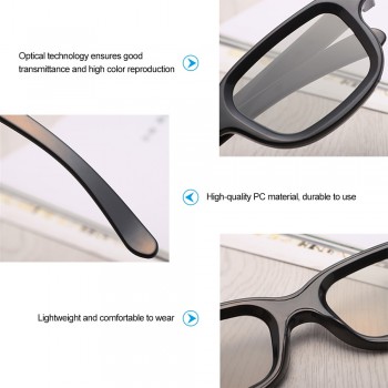 VQ163R Polarized Passive 3D Glasses for 3D TV Real 3D Cinemas for Sony for Panasonic