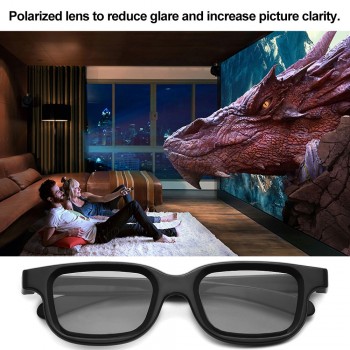 VQ163R Polarized Passive 3D Glasses for 3D TV Real 3D Cinemas for Sony for Panasonic
