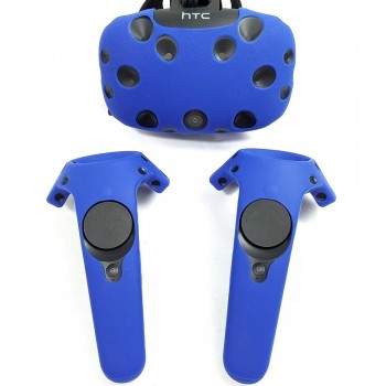 For HTC Vive Headset VR Silicone Case Cover VR Glasses Helmet Controller Handle Case Skin Shell VIRTUAL REALITY Accessories
