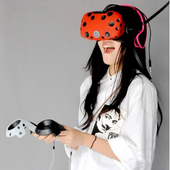 For HTC Vive Headset VR Silicone Case Cover VR Glasses Helmet Controller Handle Case Skin Shell VIRTUAL REALITY Accessories