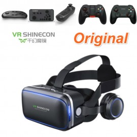 Casque Stereo Shinecon VR Box Virtual Reality Glasses 3D VR Goggles Headset Helmet For Smartphone Smart Phone Cardboard Google