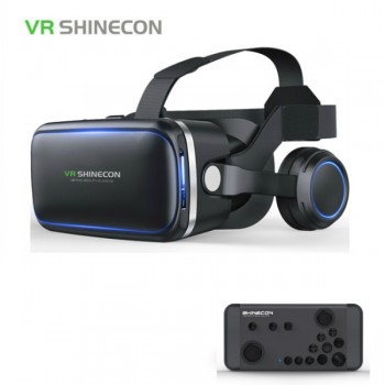 Casque Stereo Shinecon VR Box Virtual Reality Glasses 3D VR Goggles Headset Helmet For Smartphone Smart Phone Cardboard Google