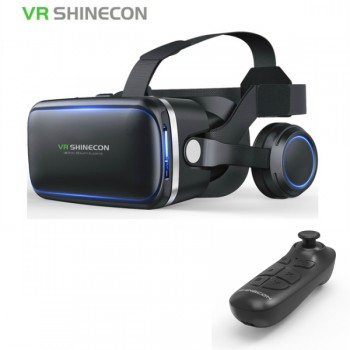 Casque Stereo Shinecon VR Box Virtual Reality Glasses 3D VR Goggles Headset Helmet For Smartphone Smart Phone Cardboard Google