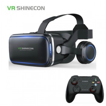 Casque Stereo Shinecon VR Box Virtual Reality Glasses 3D VR Goggles Headset Helmet For Smartphone Smart Phone Cardboard Google