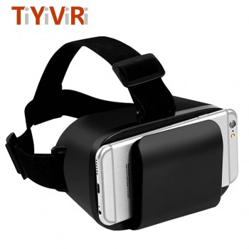 Black 3D VR Glasses Box Virtual Reality Goggles Headset Googles Cardboard VR Glasses for 4.7-6.0 Smartphone Live Video
