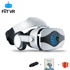 Fiit Helmet 3D VR Glasses Virtual Reality Headset For Smartphone Goggles Google Cardboard Casque Smart Phone Android 3 D Lense