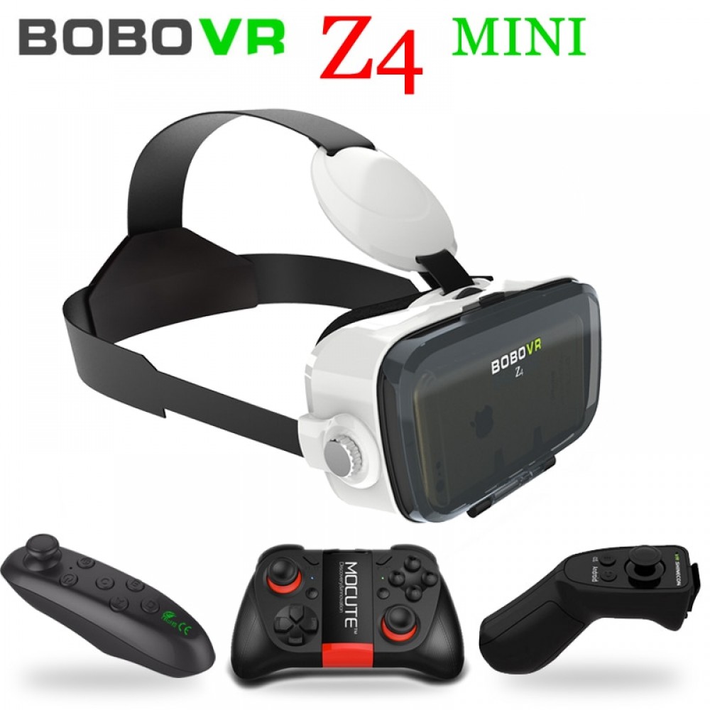 Bobo VR Bobovr Z4 Mini Virtual Reality Headset 3D Gerceklik Google Cardboard Goggles 3D Glasses Smartphone Helmet Headset Lens