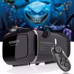 Hot VR Shinecon Bluetooth Virtual Reality 3D Glasses Headset For Iphone Samsung VR Bo 4.0-6.0 Inch Phone Google Cardboard 2.0