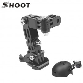SHOOT Adjustment Base Mount for gopro hero 7 5 6 xiaomi yi 4k sjcam sj4000 sj7 Action Camera Tripod Helmet Belt Mount Accessory
