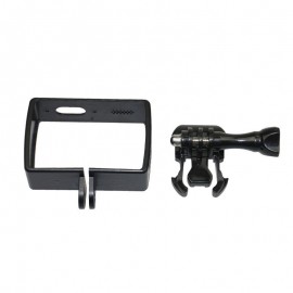 Black Frame Clear View Protective Skeleton Housing Case Shell For Xiaomi Yi 4K XiaoYi Camera Accessories