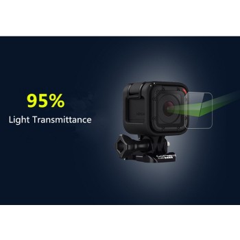 Tempered Glass LCD Screen Protector Film + Cloth For Gopro Hero 4 Session 5 Session Sport Action Camera Go Pro Accessories # F31