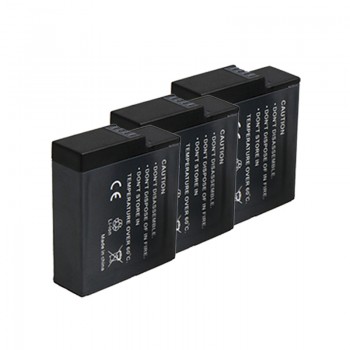 3Pcs Go Pro Lithium Battery For GoPRO Hero 7 Version Battery+3 Slots Charger For GoPro 7 Hero 6 Hero 5 2018 Camera Accessories