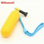 WILTEEXS Yellow Water Floating Hand Grip Handle Mount Float Accessory for Hero 5 4 3+ 2 XIAOYI 4K SJ4000 SJ5000 camera cam