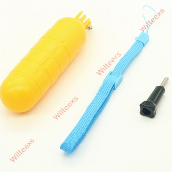 WILTEEXS Yellow Water Floating Hand Grip Handle Mount Float Accessory for Hero 5 4 3+ 2 XIAOYI 4K SJ4000 SJ5000 camera cam