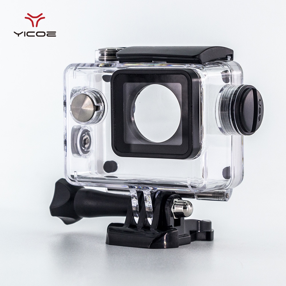 Diving Waterproof Case Charger Shell With USB Cable for SJ4000 WiFi Motorcycle Sj7000 EKEN H9 4k Action Camera Accessories