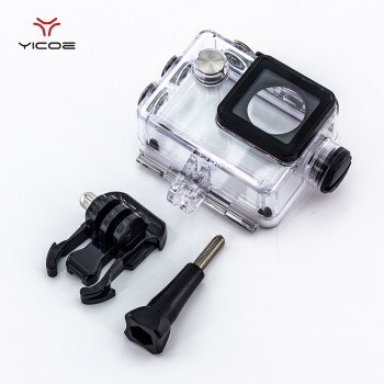 Diving Waterproof Case Charger Shell With USB Cable for SJ4000 WiFi Motorcycle Sj7000 EKEN H9 4k Action Camera Accessories