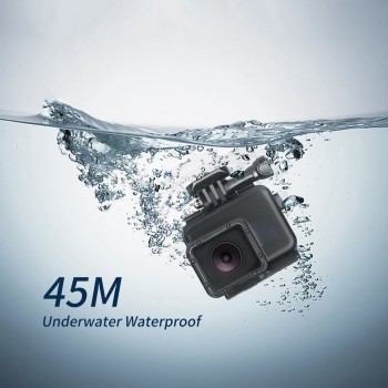 SHOOT 45m Underwater Waterproof Case for Gopro Hero 7 6 5 Black 3+ 4 Action Camera Go Pro 5 Protective Case for GoPro Accessory