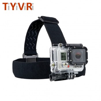 For Go Pro Accessories Action Camera Tripod Headband Head Strap Professional Mount Helmet for SJCAM Sport Cam