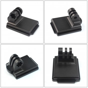 Aluminum Helmet Fixed Mount NVG Base Holder Adapter for GOPRO Hero 1 2 3 3+ 4 5 6 Session yi Sjcam Action Video Sports Cameras