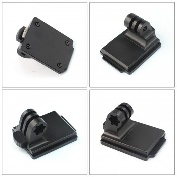 Aluminum Helmet Fixed Mount NVG Base Holder Adapter for GOPRO Hero 1 2 3 3+ 4 5 6 Session yi Sjcam Action Video Sports Cameras