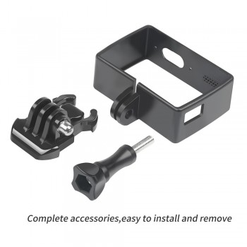 SHOOT Standard Protective Frame Case for Yi Lite 4K 4K+ Cam with Quick Release Buckle and Thumb Screw Mount For Yi 4K Accessory
