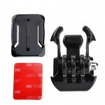Mount Helmet Curved Surfac + 3M Sticker + Buckle Basic Curved Mounts for Gopro Hero 4 3+ 2 1 SJ4000 SJ5000 Xiaomi Yi XR649