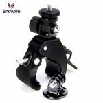 SnowHu Bike Bicycle Motorcycle Handlebar Handle Clamp Bar Camera Mount Tripod Adapter For Gopro Hero 7 6 5 4 xiaomi yi GP73