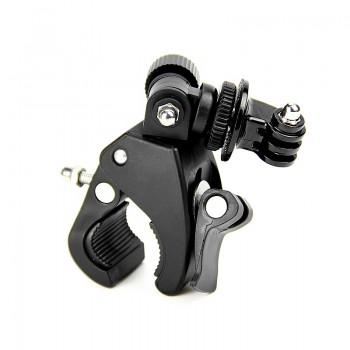 SnowHu Bike Bicycle Motorcycle Handlebar Handle Clamp Bar Camera Mount Tripod Adapter For Gopro Hero 7 6 5 4 xiaomi yi GP73