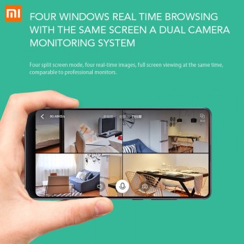 Xiaomi Xiaofang Camera Dual Lens Version Panoramic Smart Network IP Camera Two-way Audio Four Screens in One Window Support VR