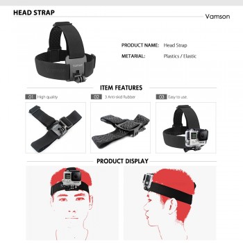 For Xiaomi for Yi Chest Strap Belt Head Strap Set Mount 360 Degrees Rotation Wrist Strap For Gopro Hero 6 5 7 Action Camera VS64
