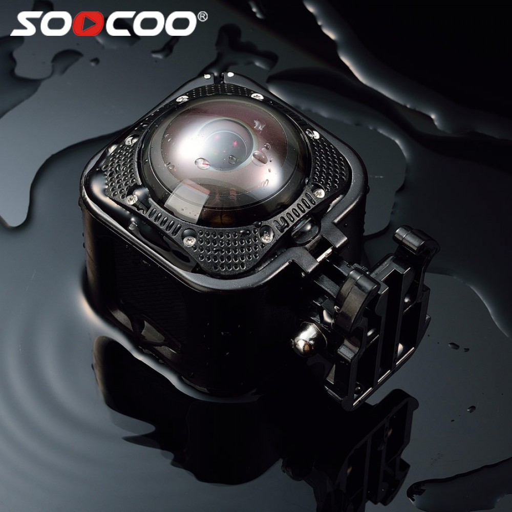 Original SOOCOO CUBE360F 1080P WiFi 360 Degree Panorama Camera Action cam 20M underwater waterproof