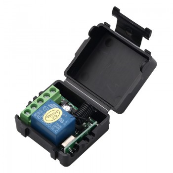Kebidu 433Mhz Universal Remote Control Switch DC 12V 1CH Relay Receiver Module RF Transmitter Wireless Remote Controls Kit