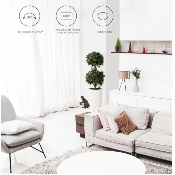 Xiaomi Mijia Aqara smart ip camera with Gateway 1080P Hub Function Linkage Alarm 180 Degree Mi Smart Home web Voice Interphone