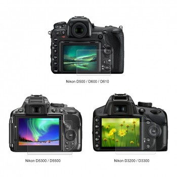 Tempered Optical Glass HD LCD Ultra-thin 9H Camera Screen Protector Protection Film For Nikon D5300 D5500 D7100 D7200 D750 D3200