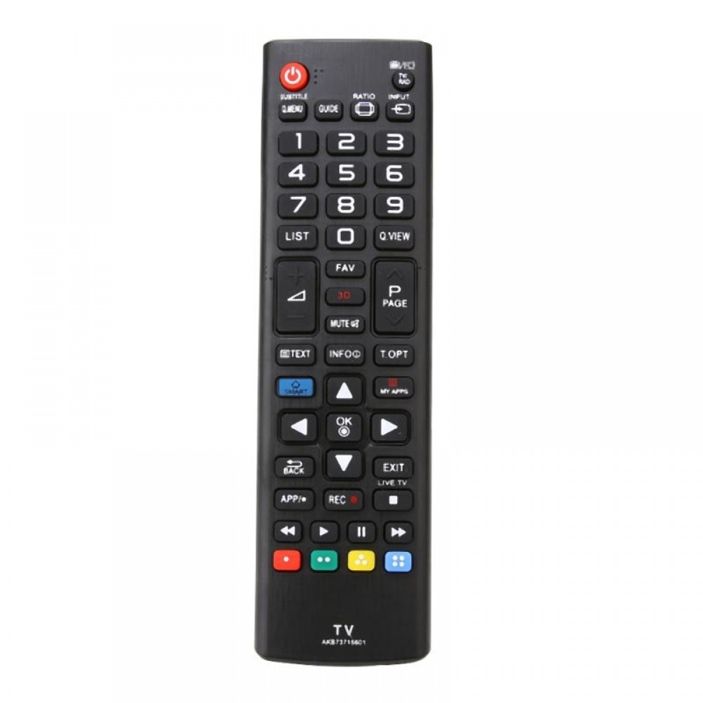ALLOYSEED Black TV Remote Control, Replacement TV Control 17 x 4.5cm For LG 55LA690V 55LA691V 55LA860V 55LA868V AKB73715601