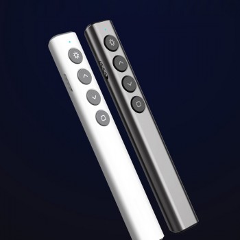 [AVATTO] RF 2.4GHz Wireless Mini Presenter with Laser, PowerPoint PPT Clicker Remote Control Pen for Projector Multmedia Devices
