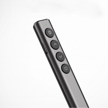 [AVATTO] RF 2.4GHz Wireless Mini Presenter with Laser, PowerPoint PPT Clicker Remote Control Pen for Projector Multmedia Devices