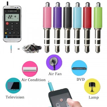 1pcs New Portable Infrared Remote Control Extender Smartphone 3.5mm Universal Dust Plug For Air Conditioner TV DVD Projector