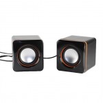 100% NEW Mini Portable Wired Tablet Computer USB Speaker Multimedia Stereo Sound Speakers for Laptops PC Phone 3.5MM