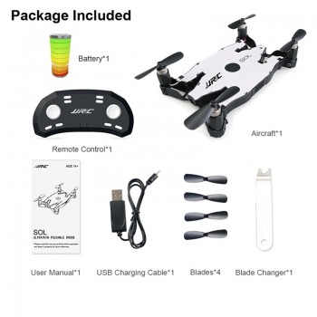 New Arrival Quadcopter WIFI Ultrathin RC Foldable Arm Selfie Drone Smart Altitude Hold Mode Camera Drone 5 Mins Flying time