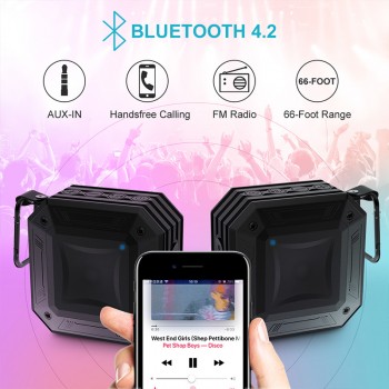 Voulttom Bluetooth Speaker Waterproof Portable Outdoor Speaker altavoz bluetooth soundbar speakers AUX Stereo column FM Radio