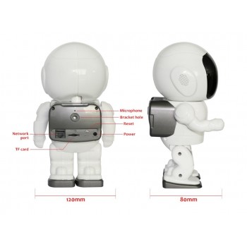 A180 Wireless Robot WIFI Camera IP P2P CCTV Cam Baby Monitor Surveillance HD H.264130MP Lens IR Night Vision for Android or IOS