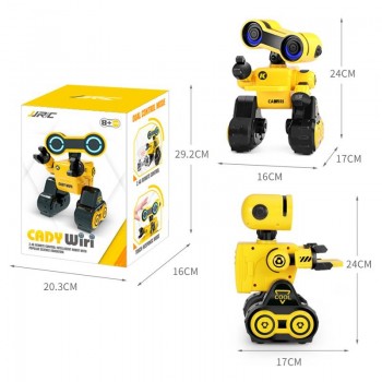 JJRC R13 CADY WIRI Smart RC Robot Programmable forTouch Control Voice Message Record Newest Sing Dance Toy For kid Children Gift